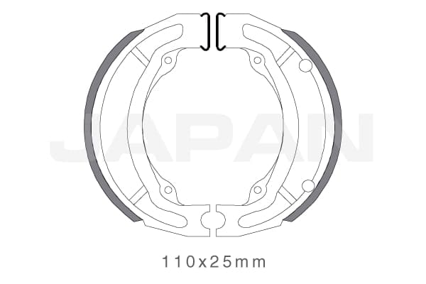 bandas de freno gg 101018.' 'Industrias Japan